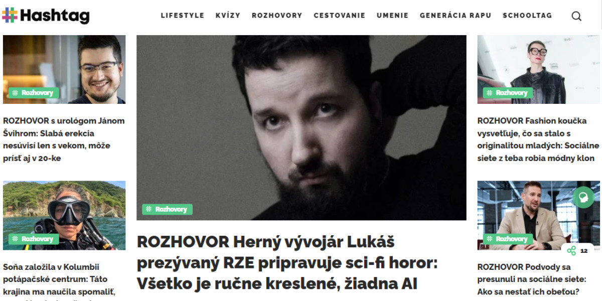 Game developer Lukáš, known as RZE, is preparing a sci-fi horror game: Everything is hand-drawn, no AI.